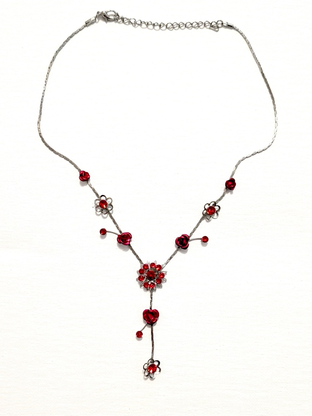 Y2K Vintage Rose Necklace